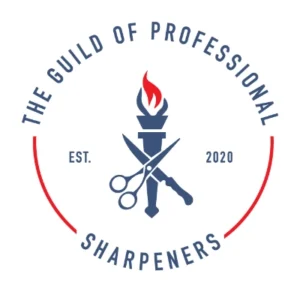 Logo for the Guild of Professional Sharpeners, established in 2020