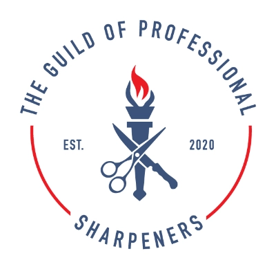 Logo for the Guild of Professional Sharpeners, established in 2020